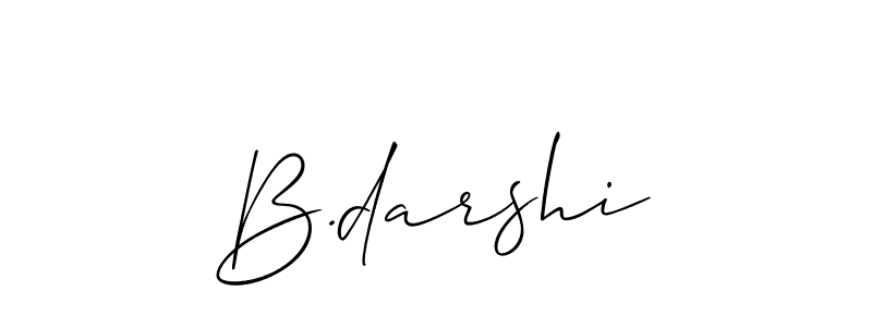 It looks lik you need a new signature style for name B.darshi. Design unique handwritten (Allison_Script) signature with our free signature maker in just a few clicks. B.darshi signature style 2 images and pictures png