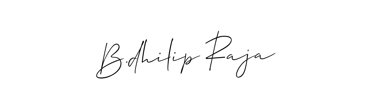 How to Draw B.dhilip Raja signature style? Allison_Script is a latest design signature styles for name B.dhilip Raja. B.dhilip Raja signature style 2 images and pictures png