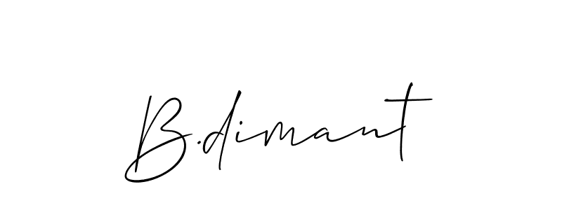 How to Draw B.dimant signature style? Allison_Script is a latest design signature styles for name B.dimant. B.dimant signature style 2 images and pictures png