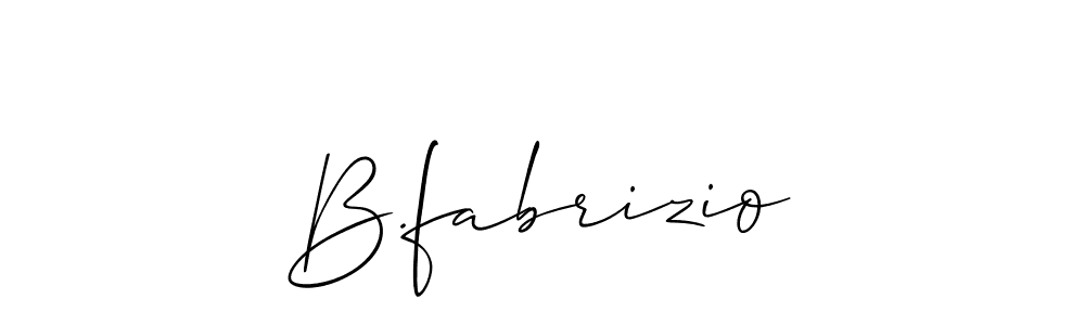 Make a beautiful signature design for name B.fabrizio. Use this online signature maker to create a handwritten signature for free. B.fabrizio signature style 2 images and pictures png