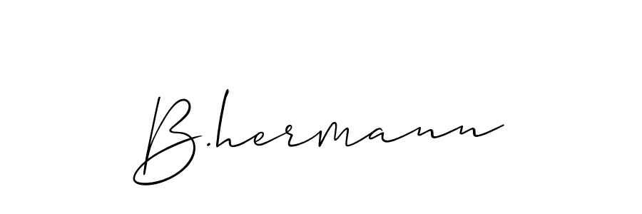 Best and Professional Signature Style for B.hermann. Allison_Script Best Signature Style Collection. B.hermann signature style 2 images and pictures png