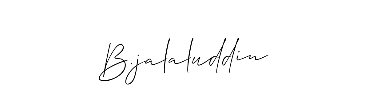 This is the best signature style for the B.jalaluddin name. Also you like these signature font (Allison_Script). Mix name signature. B.jalaluddin signature style 2 images and pictures png