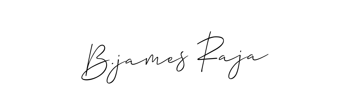 Make a beautiful signature design for name B.james Raja. Use this online signature maker to create a handwritten signature for free. B.james Raja signature style 2 images and pictures png