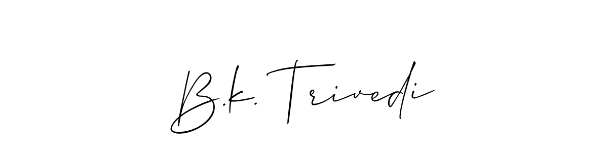 You can use this online signature creator to create a handwritten signature for the name B.k. Trivedi. This is the best online autograph maker. B.k. Trivedi signature style 2 images and pictures png
