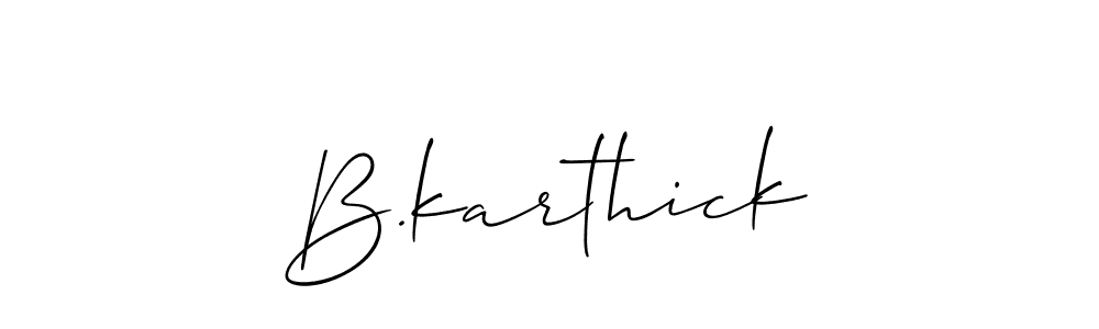 Once you've used our free online signature maker to create your best signature Allison_Script style, it's time to enjoy all of the benefits that B.karthick name signing documents. B.karthick signature style 2 images and pictures png