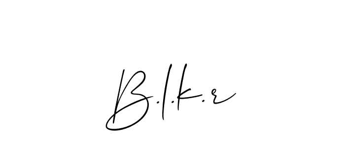 Once you've used our free online signature maker to create your best signature Allison_Script style, it's time to enjoy all of the benefits that B.l.k.r name signing documents. B.l.k.r signature style 2 images and pictures png