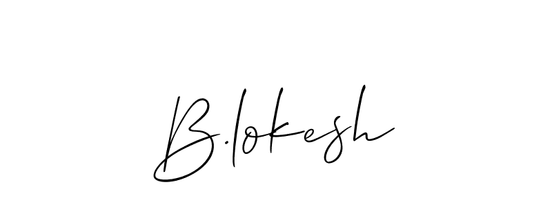 Here are the top 10 professional signature styles for the name B.lokesh. These are the best autograph styles you can use for your name. B.lokesh signature style 2 images and pictures png