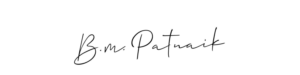 Make a short B.m. Patnaik signature style. Manage your documents anywhere anytime using Allison_Script. Create and add eSignatures, submit forms, share and send files easily. B.m. Patnaik signature style 2 images and pictures png