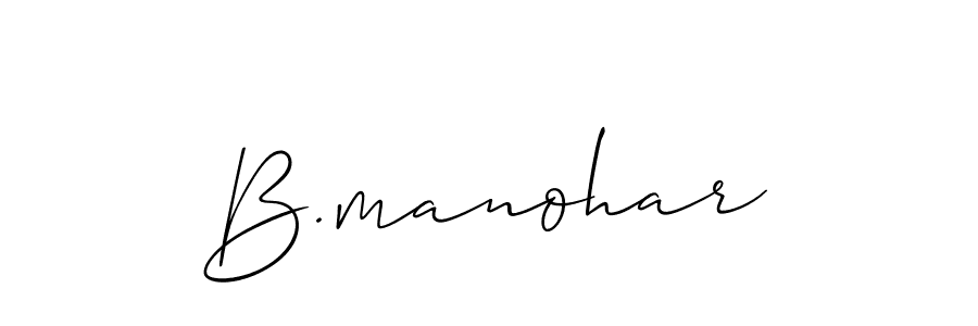 Also we have B.manohar name is the best signature style. Create professional handwritten signature collection using Allison_Script autograph style. B.manohar signature style 2 images and pictures png