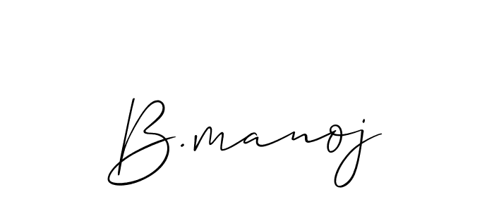 Once you've used our free online signature maker to create your best signature Allison_Script style, it's time to enjoy all of the benefits that B.manoj name signing documents. B.manoj signature style 2 images and pictures png