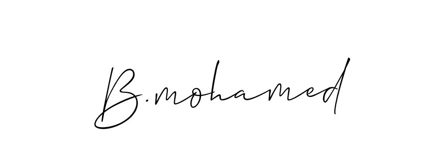 You can use this online signature creator to create a handwritten signature for the name B.mohamed. This is the best online autograph maker. B.mohamed signature style 2 images and pictures png