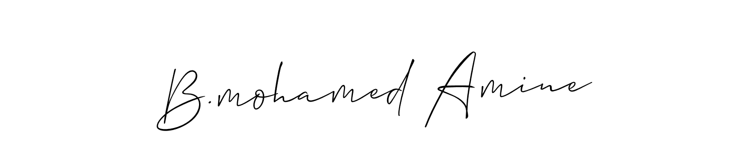 Make a beautiful signature design for name B.mohamed Amine. Use this online signature maker to create a handwritten signature for free. B.mohamed Amine signature style 2 images and pictures png