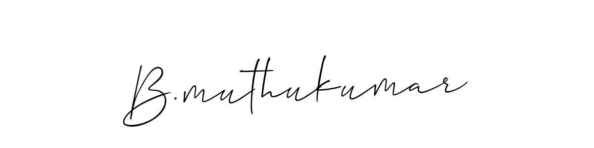 Make a short B.muthukumar signature style. Manage your documents anywhere anytime using Allison_Script. Create and add eSignatures, submit forms, share and send files easily. B.muthukumar signature style 2 images and pictures png