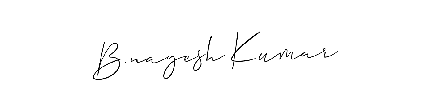 See photos of B.nagesh Kumar official signature by Spectra . Check more albums & portfolios. Read reviews & check more about Allison_Script font. B.nagesh Kumar signature style 2 images and pictures png