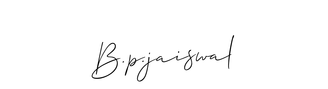 Make a beautiful signature design for name B.p.jaiswal. Use this online signature maker to create a handwritten signature for free. B.p.jaiswal signature style 2 images and pictures png