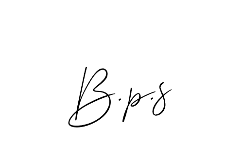 if you are searching for the best signature style for your name B.p.s. so please give up your signature search. here we have designed multiple signature styles  using Allison_Script. B.p.s signature style 2 images and pictures png