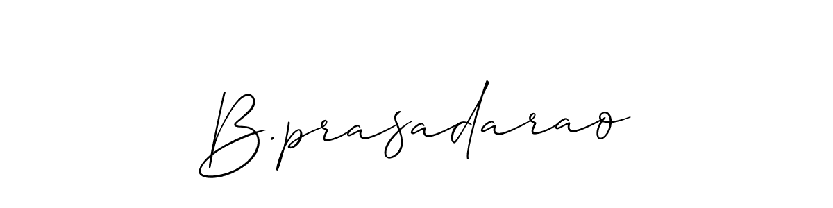 Also You can easily find your signature by using the search form. We will create B.prasadarao name handwritten signature images for you free of cost using Allison_Script sign style. B.prasadarao signature style 2 images and pictures png