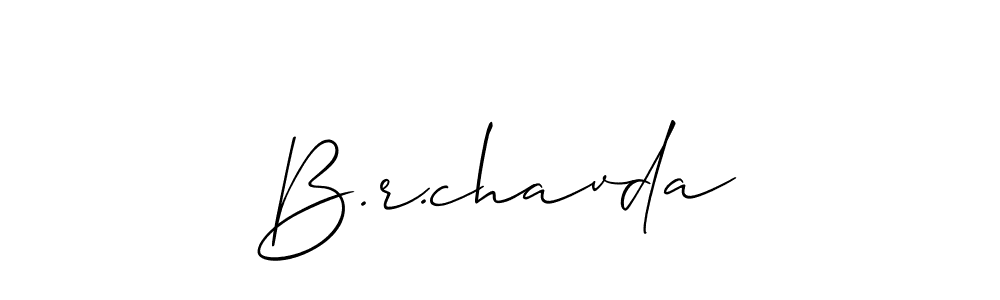 if you are searching for the best signature style for your name B.r.chavda. so please give up your signature search. here we have designed multiple signature styles  using Allison_Script. B.r.chavda signature style 2 images and pictures png