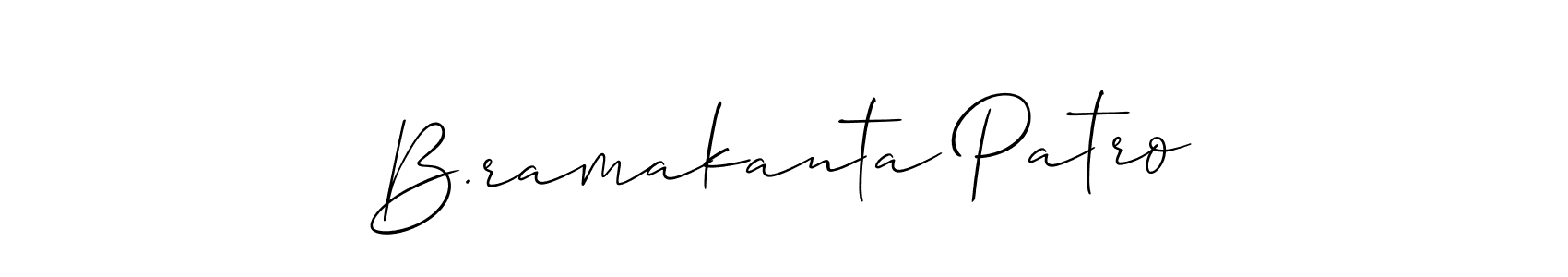 Check out images of Autograph of B.ramakanta Patro name. Actor B.ramakanta Patro Signature Style. Allison_Script is a professional sign style online. B.ramakanta Patro signature style 2 images and pictures png