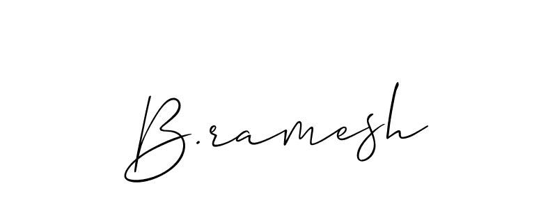 Make a beautiful signature design for name B.ramesh. Use this online signature maker to create a handwritten signature for free. B.ramesh signature style 2 images and pictures png