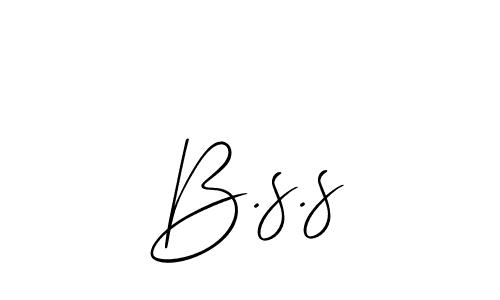 Make a beautiful signature design for name B.s.s. Use this online signature maker to create a handwritten signature for free. B.s.s signature style 2 images and pictures png