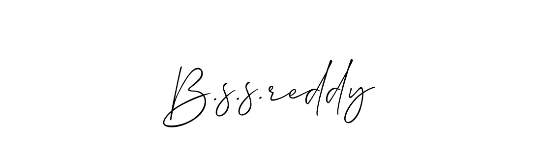 Allison_Script is a professional signature style that is perfect for those who want to add a touch of class to their signature. It is also a great choice for those who want to make their signature more unique. Get B.s.s.reddy name to fancy signature for free. B.s.s.reddy signature style 2 images and pictures png