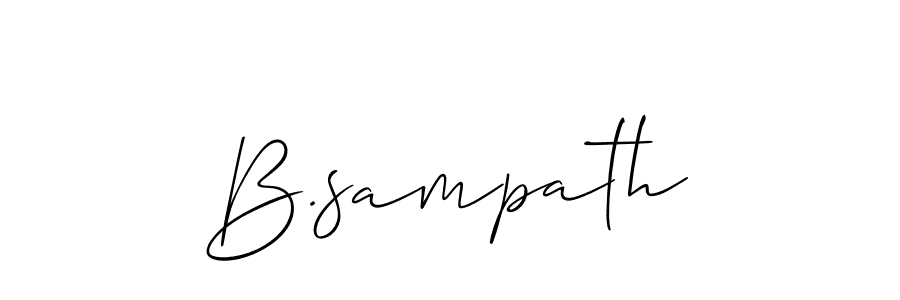 You can use this online signature creator to create a handwritten signature for the name B.sampath. This is the best online autograph maker. B.sampath signature style 2 images and pictures png