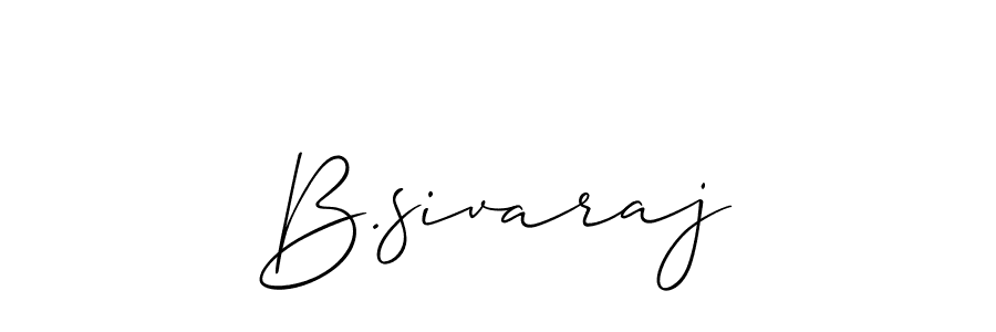 How to Draw B.sivaraj signature style? Allison_Script is a latest design signature styles for name B.sivaraj. B.sivaraj signature style 2 images and pictures png