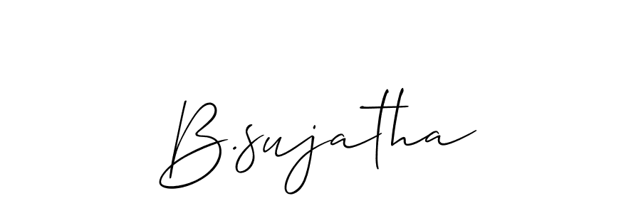 Check out images of Autograph of B.sujatha name. Actor B.sujatha Signature Style. Allison_Script is a professional sign style online. B.sujatha signature style 2 images and pictures png