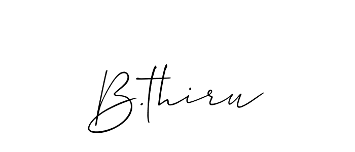 B.thiru stylish signature style. Best Handwritten Sign (Allison_Script) for my name. Handwritten Signature Collection Ideas for my name B.thiru. B.thiru signature style 2 images and pictures png