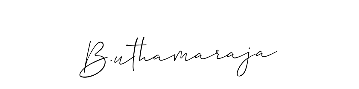 Make a beautiful signature design for name B.uthamaraja. Use this online signature maker to create a handwritten signature for free. B.uthamaraja signature style 2 images and pictures png