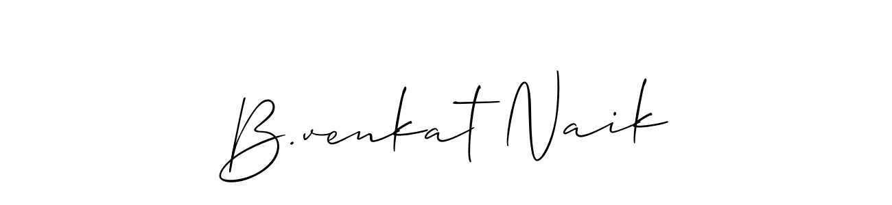 Similarly Allison_Script is the best handwritten signature design. Signature creator online .You can use it as an online autograph creator for name B.venkat Naik. B.venkat Naik signature style 2 images and pictures png