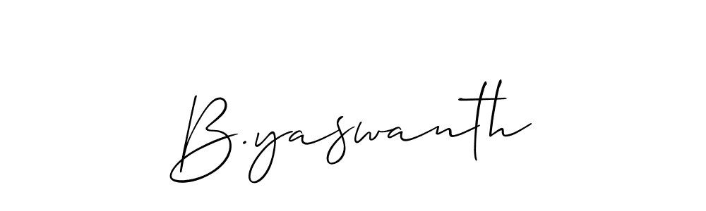 How to Draw B.yaswanth signature style? Allison_Script is a latest design signature styles for name B.yaswanth. B.yaswanth signature style 2 images and pictures png