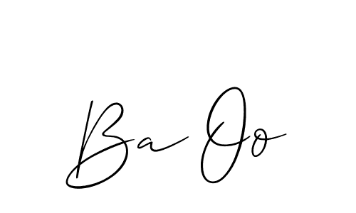 Here are the top 10 professional signature styles for the name Ba Oo. These are the best autograph styles you can use for your name. Ba Oo signature style 2 images and pictures png