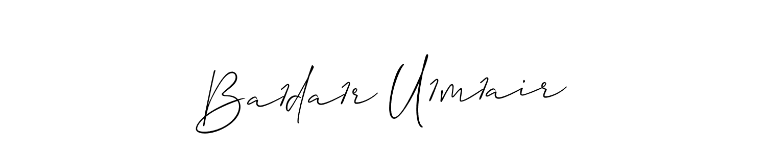 Also we have Ba1da1r U1m1air name is the best signature style. Create professional handwritten signature collection using Allison_Script autograph style. Ba1da1r U1m1air signature style 2 images and pictures png