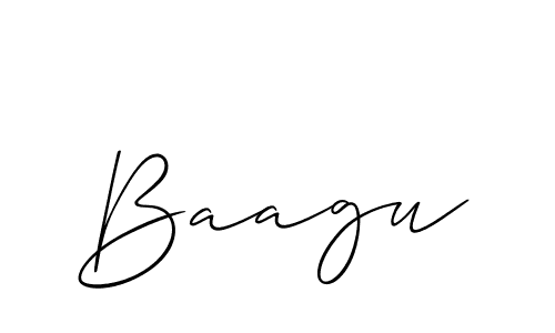 Baagu stylish signature style. Best Handwritten Sign (Allison_Script) for my name. Handwritten Signature Collection Ideas for my name Baagu. Baagu signature style 2 images and pictures png
