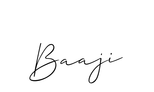 How to make Baaji name signature. Use Allison_Script style for creating short signs online. This is the latest handwritten sign. Baaji signature style 2 images and pictures png