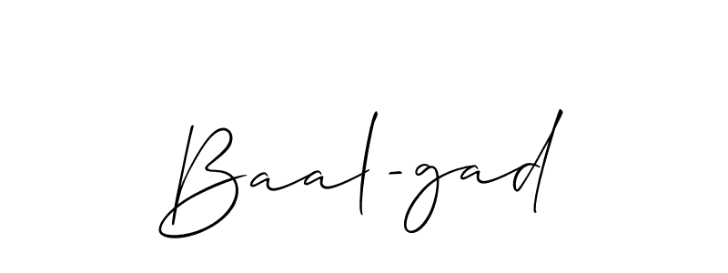 Make a short Baal-gad signature style. Manage your documents anywhere anytime using Allison_Script. Create and add eSignatures, submit forms, share and send files easily. Baal-gad signature style 2 images and pictures png