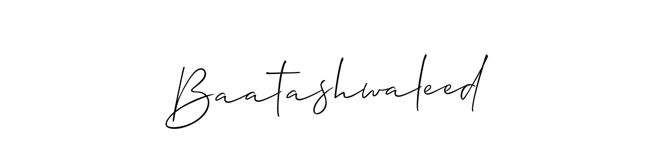 Similarly Allison_Script is the best handwritten signature design. Signature creator online .You can use it as an online autograph creator for name Baatashwaleed. Baatashwaleed signature style 2 images and pictures png
