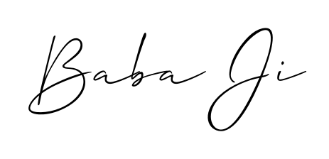 Create an unforgettable impression when signing with Baba Ji name styled in Allison_Script typography. 100% free online generator. Baba Ji signature style 2 images and pictures png