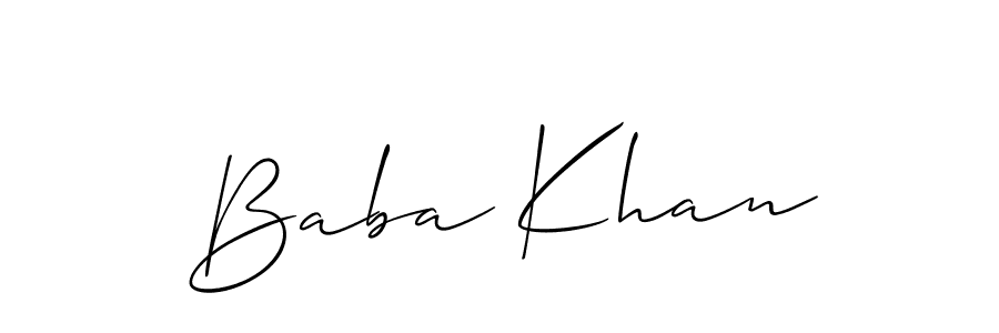 How to Draw Baba Khan signature style? Allison_Script is a latest design signature styles for name Baba Khan. Baba Khan signature style 2 images and pictures png
