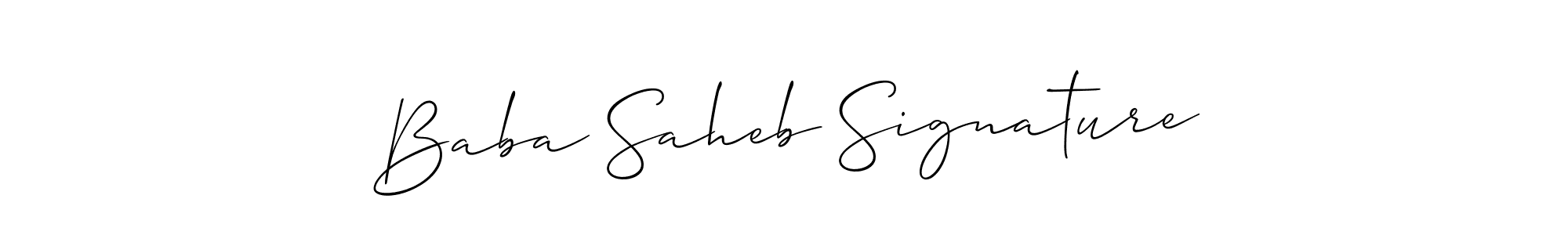 How to Draw Baba Saheb Signature signature style? Allison_Script is a latest design signature styles for name Baba Saheb Signature. Baba Saheb Signature signature style 2 images and pictures png