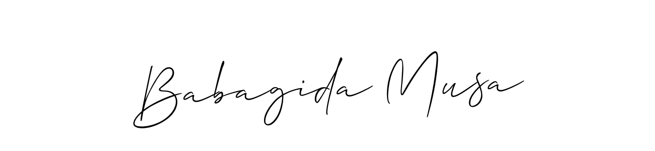 Once you've used our free online signature maker to create your best signature Allison_Script style, it's time to enjoy all of the benefits that Babagida Musa name signing documents. Babagida Musa signature style 2 images and pictures png