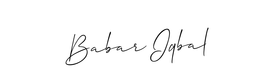 The best way (Allison_Script) to make a short signature is to pick only two or three words in your name. The name Babar Iqbal include a total of six letters. For converting this name. Babar Iqbal signature style 2 images and pictures png