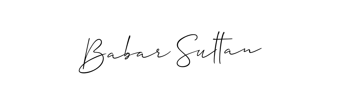 Also You can easily find your signature by using the search form. We will create Babar Sultan name handwritten signature images for you free of cost using Allison_Script sign style. Babar Sultan signature style 2 images and pictures png