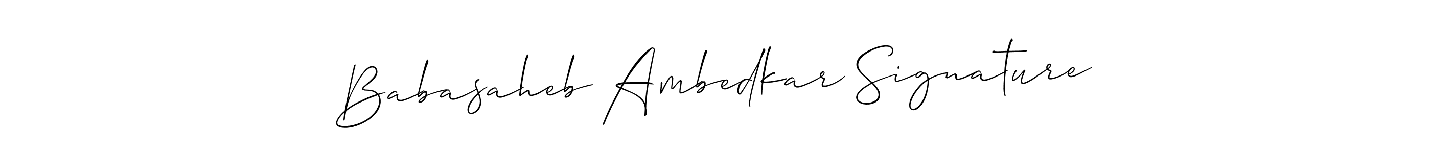 How to Draw Babasaheb Ambedkar Signature signature style? Allison_Script is a latest design signature styles for name Babasaheb Ambedkar Signature. Babasaheb Ambedkar Signature signature style 2 images and pictures png