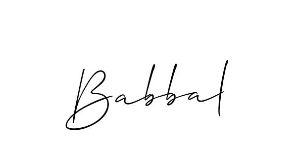 Also You can easily find your signature by using the search form. We will create Babbal name handwritten signature images for you free of cost using Allison_Script sign style. Babbal signature style 2 images and pictures png