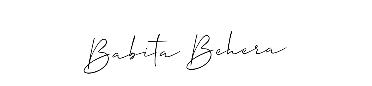 Once you've used our free online signature maker to create your best signature Allison_Script style, it's time to enjoy all of the benefits that Babita Behera name signing documents. Babita Behera signature style 2 images and pictures png