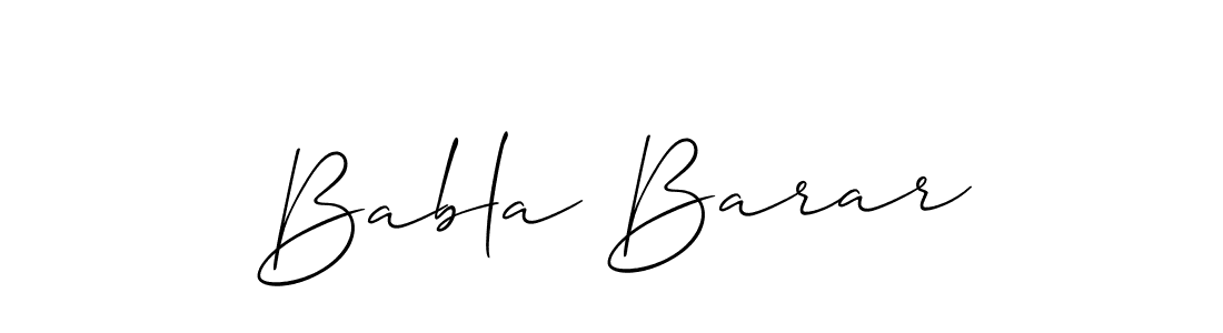 You can use this online signature creator to create a handwritten signature for the name Babla Barar. This is the best online autograph maker. Babla Barar signature style 2 images and pictures png