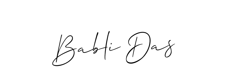 Similarly Allison_Script is the best handwritten signature design. Signature creator online .You can use it as an online autograph creator for name Babli Das. Babli Das signature style 2 images and pictures png